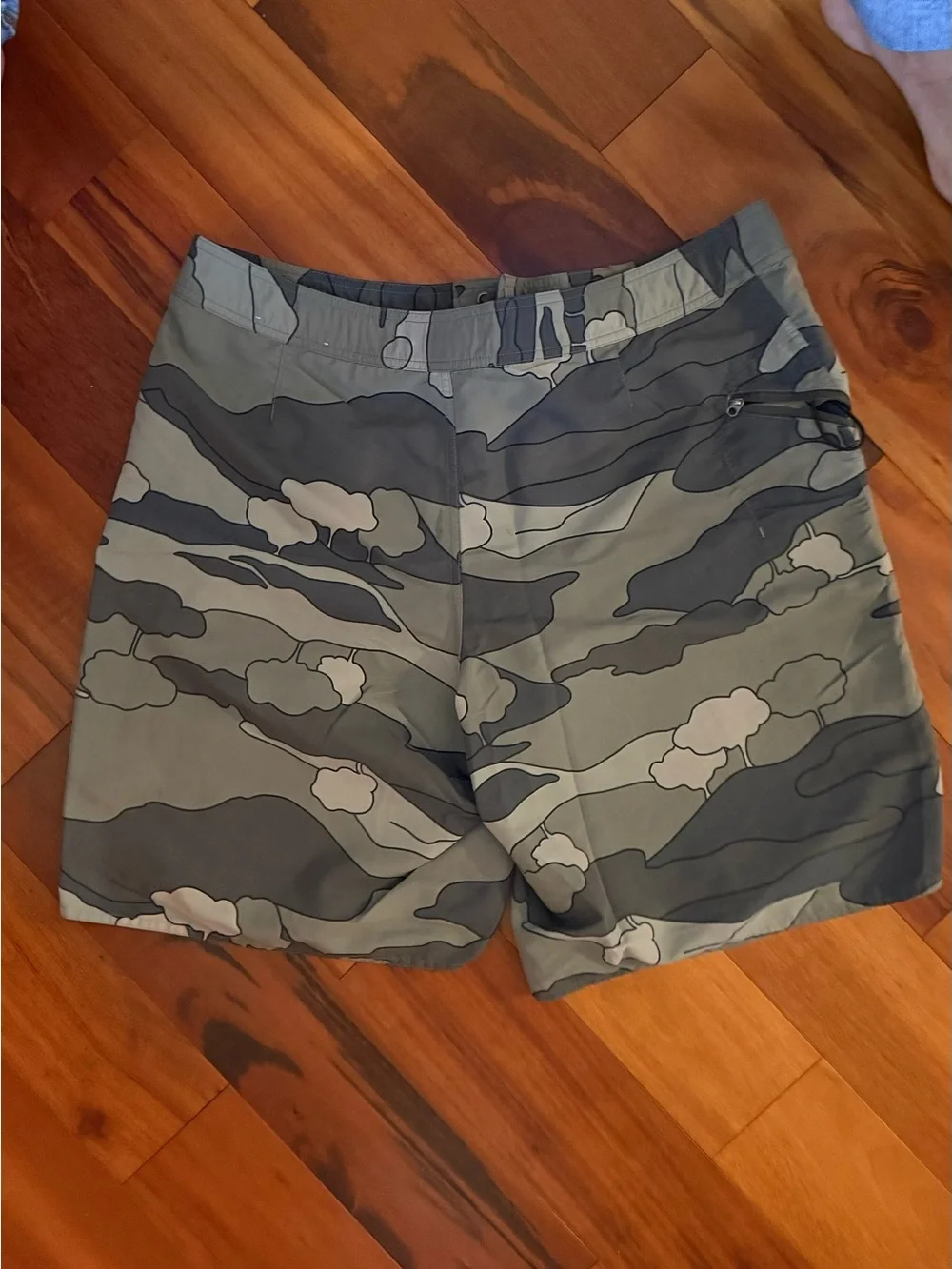 Patagonia Men's Camouflage Board Shorts - Olive Green, Gray